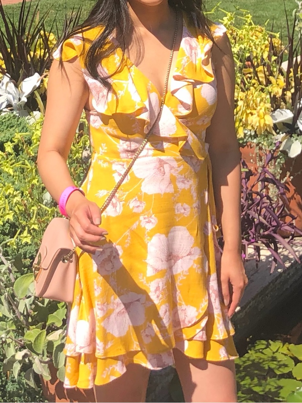 Yellow Floral Dress